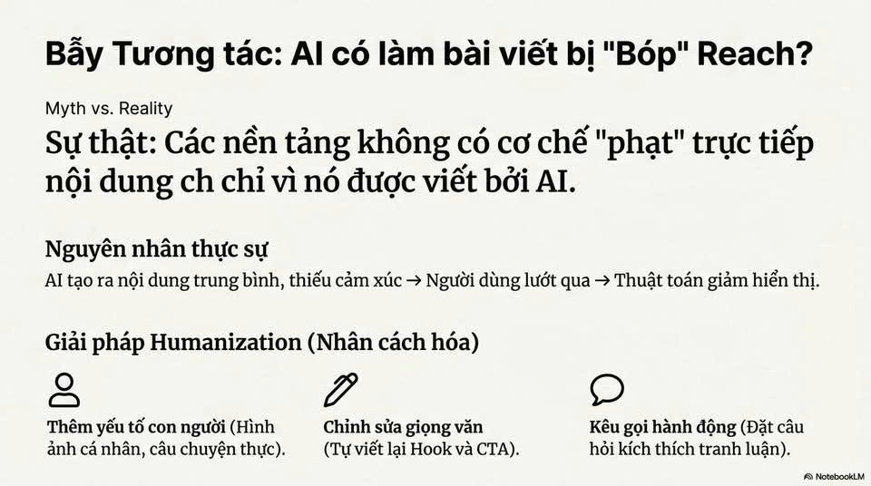Bẫy Tương tác : AI có làm bài viết bị "Bóp " Reach ? 